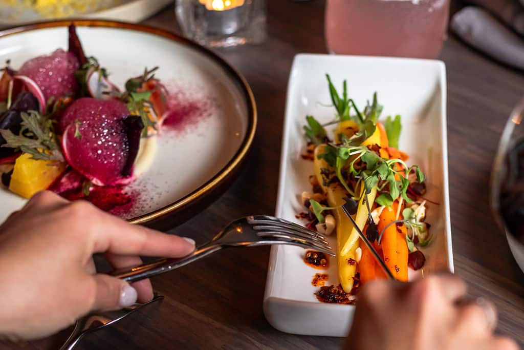 Farm fresh heirloom carrots straight from the AG Farm